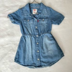SS button-up denim dress